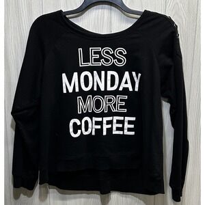 Black Graphic Sweatshirt